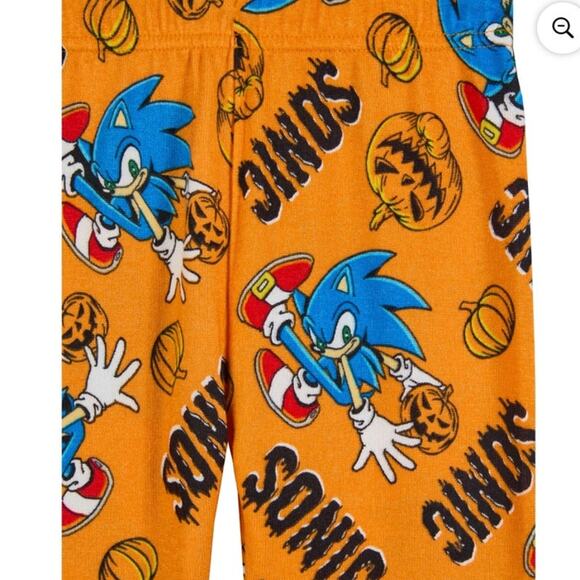 Sonic the Hedgehog Boys Halloween Snug Fit Long Sleeve Top Pajama Set Size 4 NEW - Picture 3 of 3